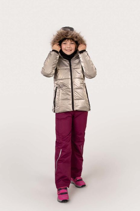 дитяча гірськолижна куртка Lemon Explore колір білий дитяча гірськолижна куртка Lemon Explore колір білий