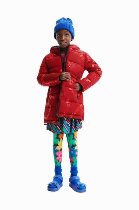 Дитяча куртка Desigual колір червоний Дитяча куртка Desigual колір червоний