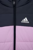 Дитяча куртка adidas Performance колір фіолетовий Дитяча куртка adidas Performance колір фіолетовий