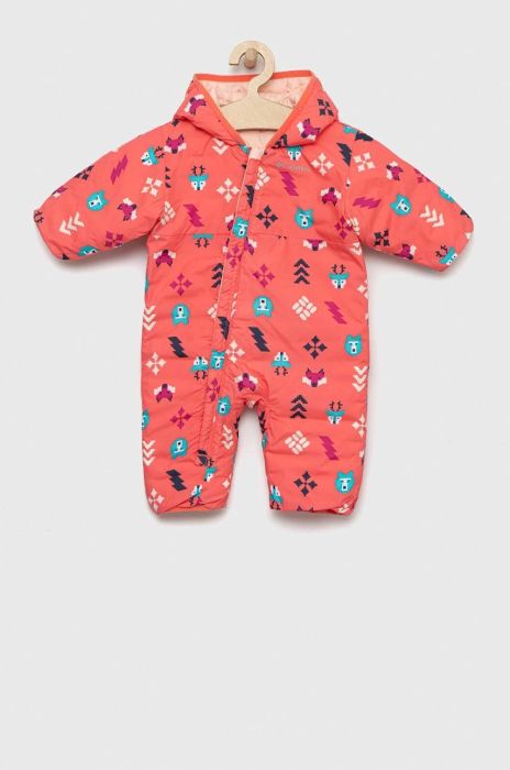 Двосторонній комбінезон для немовлят Columbia колір помаранчевий
