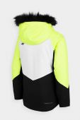 Дитяча гірськолижна куртка 4F колір жовтий
