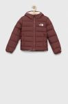 Дитяча пухова куртка The North Face REVERSIBLE NORTH DOWN HOODED JACKET Колір бордовий колір рожевий Дитяча пухова куртка The North Face REVERSIBLE NORTH DOWN HOODED JACKET Колір бордовий колір рожевий