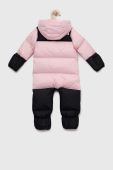 Пуховий комбінезон для немовлят The North Face колір рожевий Пуховий комбінезон для немовлят The North Face колір рожевий