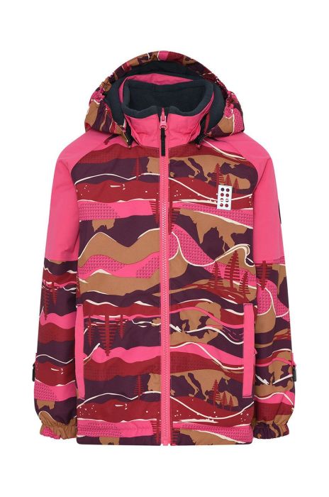 Дитяча зимова куртка Lego Wear колір фіолетовий Дитяча зимова куртка Lego Wear колір фіолетовий