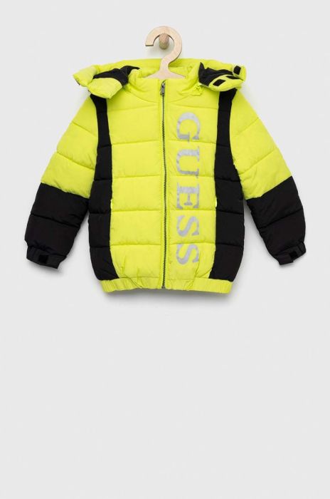 Дитяча куртка Guess колір зелений (2836373) Дитяча куртка Guess колір зелений (2836373)