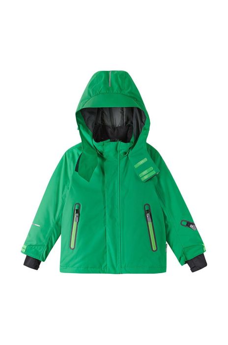 Дитяча гірськолижна куртка Reima колір зелений Дитяча гірськолижна куртка Reima колір зелений