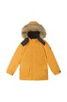 Дитяча пухова куртка Reima колір жовтий Дитяча пухова куртка Reima колір жовтий