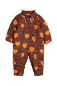 Дитячий комбінезон Mini Rodini колір коричневий