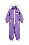 Дитячий зимовий комбінезон Mini Rodini колір фіолетовий