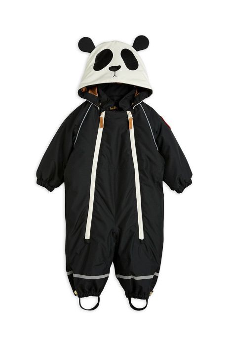 Дитячий зимовий комбінезон Mini Rodini колір чорний Дитячий зимовий комбінезон Mini Rodini колір чорний