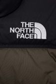 Дитяча пухова куртка The North Face колір зелений