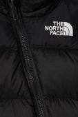 Пуховий комбінезон для немовлят The North Face BABY 1996 RETRO NUPTSE ONE PIECE колір чорний Пуховий комбінезон для немовлят The North Face BABY 1996 RETRO NUPTSE ONE PIECE колір чорний