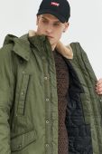 Парка Tom Tailor чоловіча колір зелений перехідна