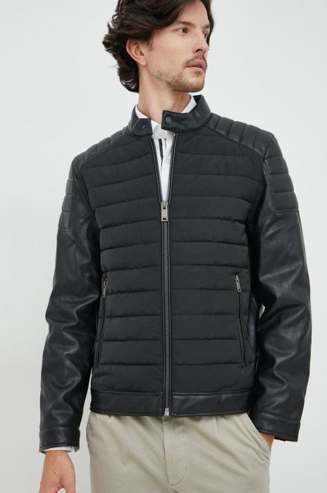 Куртка Dkny чоловіча колір чорний перехідна (2708266) Куртка Dkny чоловіча колір чорний перехідна (2708266)