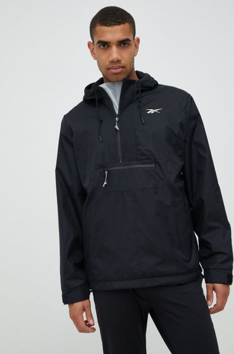 Куртка Reebok Classic чоловіча колір чорний перехідна (2676379) Куртка Reebok Classic чоловіча колір чорний перехідна (2676379)