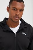 Кофта Puma Train All Day чоловіча колір чорний однотонна Кофта Puma Train All Day чоловіча колір чорний однотонна