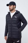 Пухова куртка Puma чоловіча колір чорний Пухова куртка Puma чоловіча колір чорний