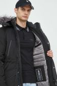 Пухова парка Guess чоловіча колір чорний зимова (2804380) Пухова парка Guess чоловіча колір чорний зимова (2804380)