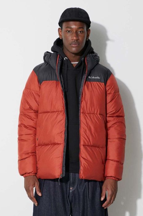 Куртка Columbia чоловіча колір червоний перехідна Куртка Columbia чоловіча колір червоний перехідна