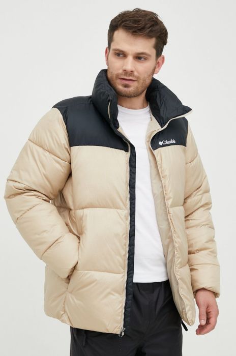Куртка Columbia чоловіча колір бежевий зимова (2541605) Куртка Columbia чоловіча колір бежевий зимова (2541605)