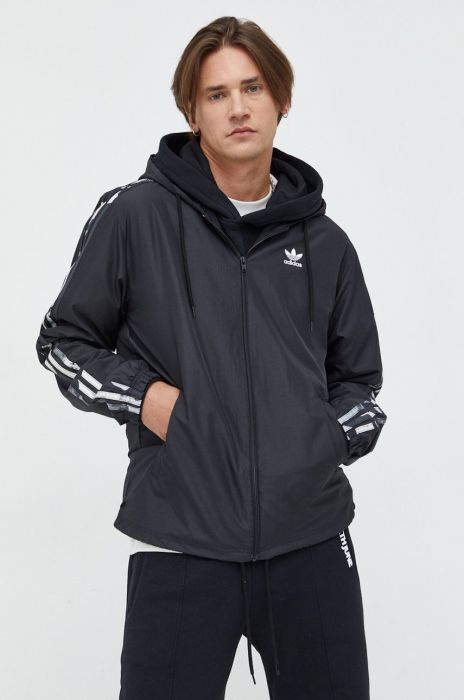Куртка adidas Originals чоловіча колір чорний перехідна (2724558) Куртка adidas Originals чоловіча колір чорний перехідна (2724558)