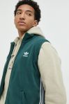 Безрукавка adidas Originals чоловіча колір зелений Безрукавка adidas Originals чоловіча колір зелений