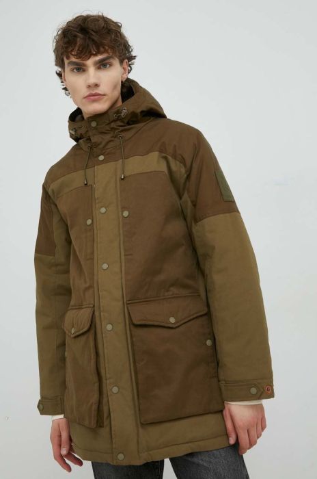 Куртка Mustang чоловіча колір зелений перехідна Куртка Mustang чоловіча колір зелений перехідна