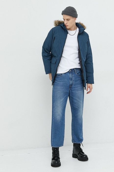 Куртка Produkt by Jack & Jones чоловіча перехідна колір блакитний Куртка Produkt by Jack & Jones чоловіча перехідна колір блакитний