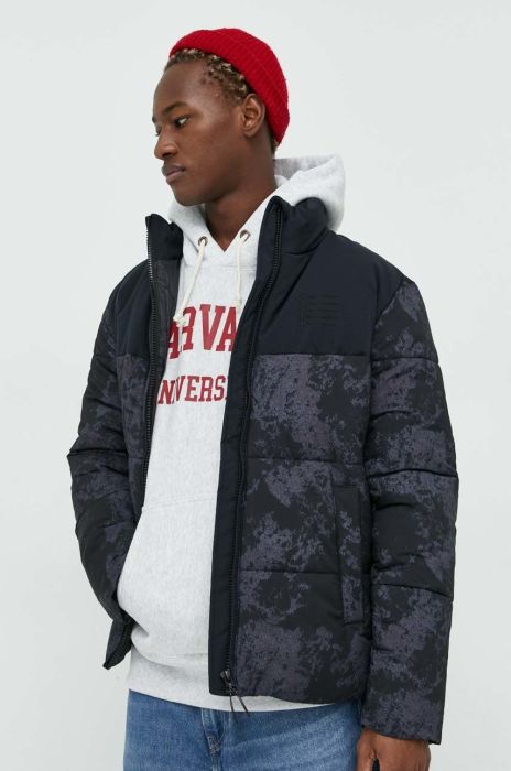 Куртка Champion чоловіча колір чорний перехідна oversize 218086-WRE/ALL/NB Куртка Champion чоловіча колір чорний перехідна oversize 218086-WRE/ALL/NB