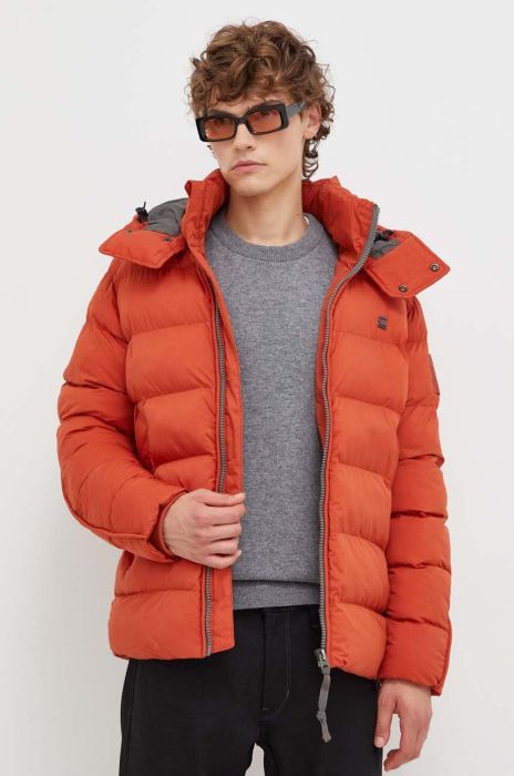Куртка G-Star Raw чоловіча колір помаранчевий зимова Куртка G-Star Raw чоловіча колір помаранчевий зимова