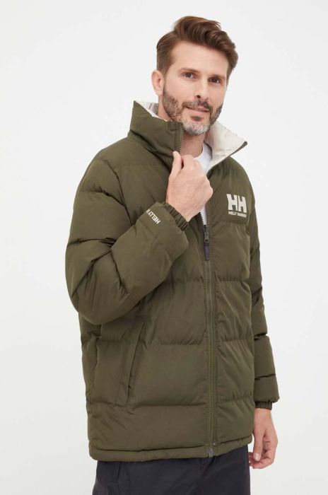 Двостороння куртка Helly Hansen чоловіча колір зелений зимова (3456486) Двостороння куртка Helly Hansen чоловіча колір зелений зимова (3456486)