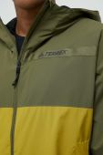 Дощовик adidas TERREX Multi чоловіча колір зелений Дощовик adidas TERREX Multi чоловіча колір зелений