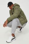 Куртка Napapijri чоловіча колір зелений зимова NP0A4GJEGAE1-300 Куртка Napapijri чоловіча колір зелений зимова NP0A4GJEGAE1-300