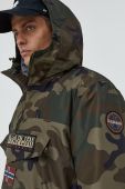 Куртка Napapijri чоловіча колір зелений перехідна NP0A4GMEF841-900 Куртка Napapijri чоловіча колір зелений перехідна NP0A4GMEF841-900