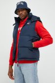 Пухова безрукавка Tommy Jeans чоловічий колір синій зимовий (2613258)