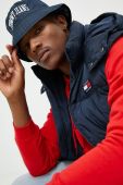 Пухова безрукавка Tommy Jeans чоловічий колір синій зимовий (2613258)