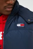 Пухова безрукавка Tommy Jeans чоловічий колір синій зимовий (2613258)