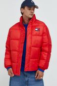 Куртка Tommy Jeans чоловіча колір червоний зимова Куртка Tommy Jeans чоловіча колір червоний зимова