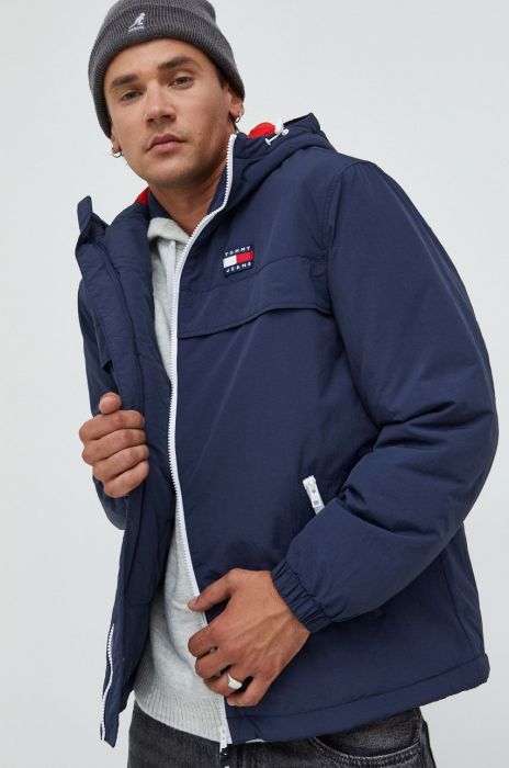 Куртка Tommy Jeans чоловіча колір синій зимова (2669641) Куртка Tommy Jeans чоловіча колір синій зимова (2669641)