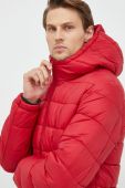 Куртка United Colors of Benetton чоловіча колір червоний перехідна Куртка United Colors of Benetton чоловіча колір червоний перехідна