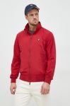 Куртка Lyle & Scott чоловіча колір червоний перехідна Куртка Lyle & Scott чоловіча колір червоний перехідна