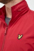 Куртка Lyle & Scott чоловіча колір червоний перехідна Куртка Lyle & Scott чоловіча колір червоний перехідна