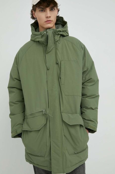 куртка Mustang чоловіча колір зелений зимова куртка Mustang чоловіча колір зелений зимова