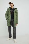 куртка Mustang чоловіча колір зелений зимова куртка Mustang чоловіча колір зелений зимова