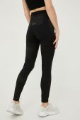 Легінси EA7 Emporio Armani жіночі колір чорний візерунок