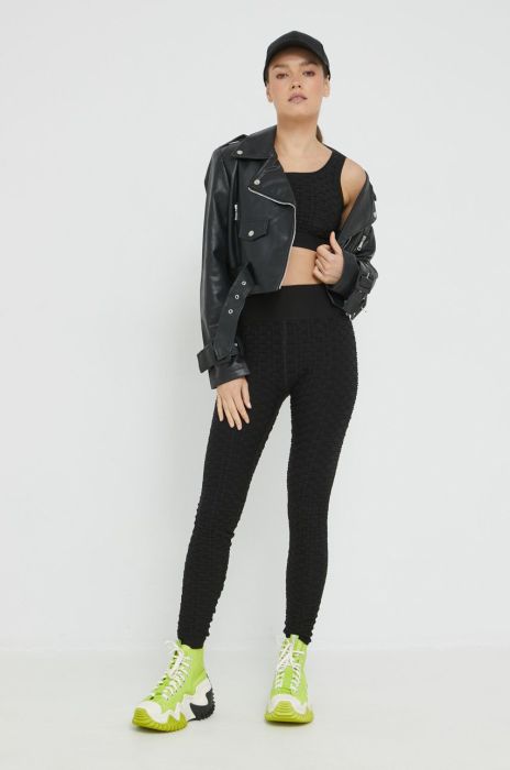 Легінси для тренувань Only Play Elaia жіночі колір чорний однотонні Легінси для тренувань Only Play Elaia жіночі колір чорний однотонні