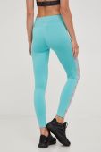 Легінси для бігу Reebok жіночі колір бірюзовий з принтом Легінси для бігу Reebok жіночі колір бірюзовий з принтом
