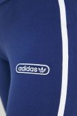 Легінси adidas Originals жіночі колір синій з аплікацією Легінси adidas Originals жіночі колір синій з аплікацією