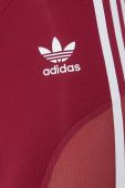 Легінси adidas Originals жіночі колір бордовий з аплікацією