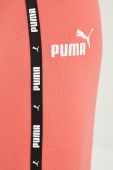 Легінси Puma Power Tape жіночі колір помаранчевий з аплікацією Легінси Puma Power Tape жіночі колір помаранчевий з аплікацією